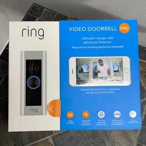 Ring Video Doorbell Pro - (Existing doorbell wiring required) -NIB *2xHost Pick!